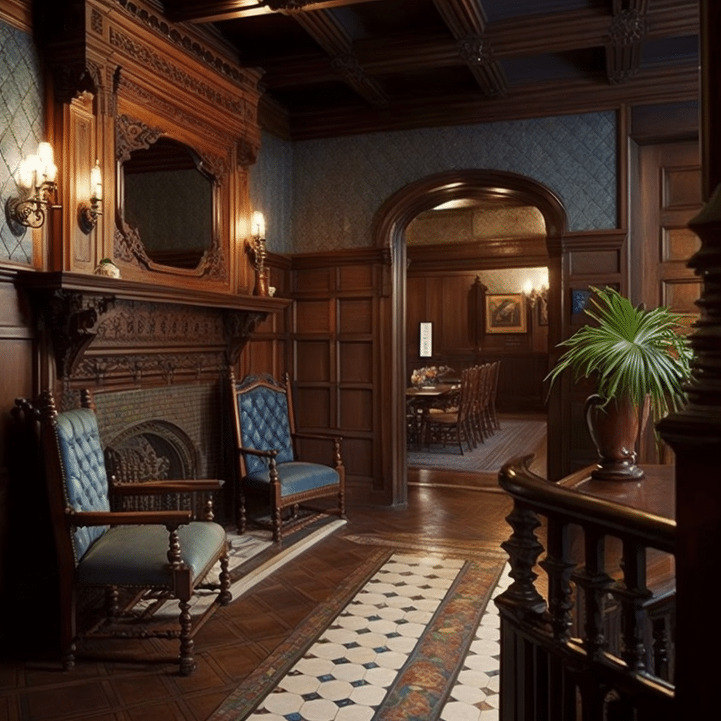 Wells Halliday Mansion rendering